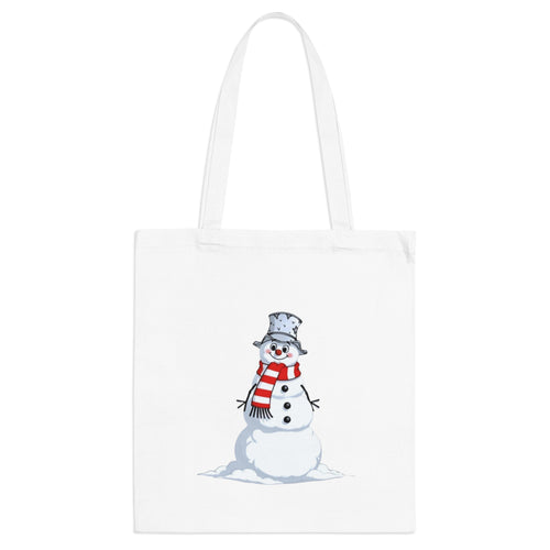 Bavlněná Taška "SNĚHULÁK S ŠÁLOU" – Oficiální Merch