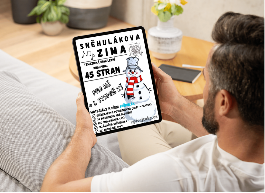 Tematická Knihovna: Sněhulákova ZIMA (45 Stran pro MŠ a 1. stupeň)